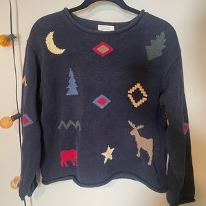 Cute Croft & Barrow Patterned Sweater